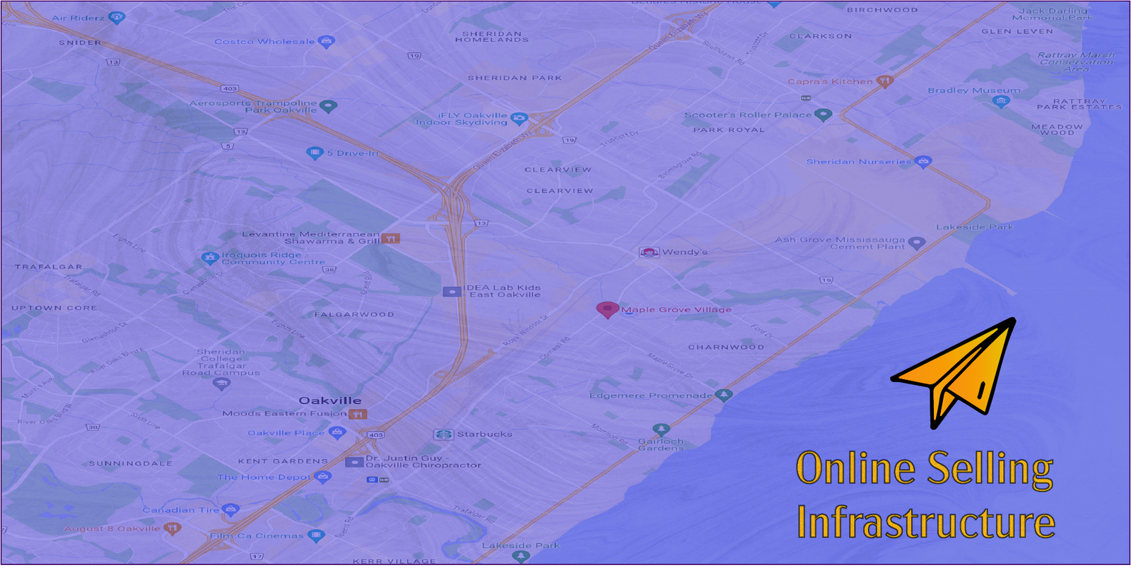 Oakville Maps Image